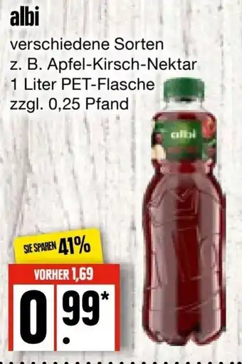 Edeka Frischemarkt albi 1 Liter PET Flasche Angebot