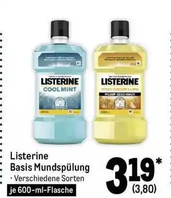 METRO Listerine Basis Mundspülung Angebot