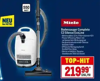 METRO Miele Bodensauger Complete C3 Silence Ecoline Angebot