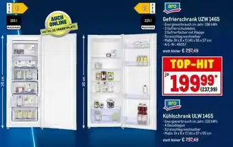 METRO Aro Gefrierschrank Uzw 1465 Oder Kühlschrank Ulw 1465 Angebot