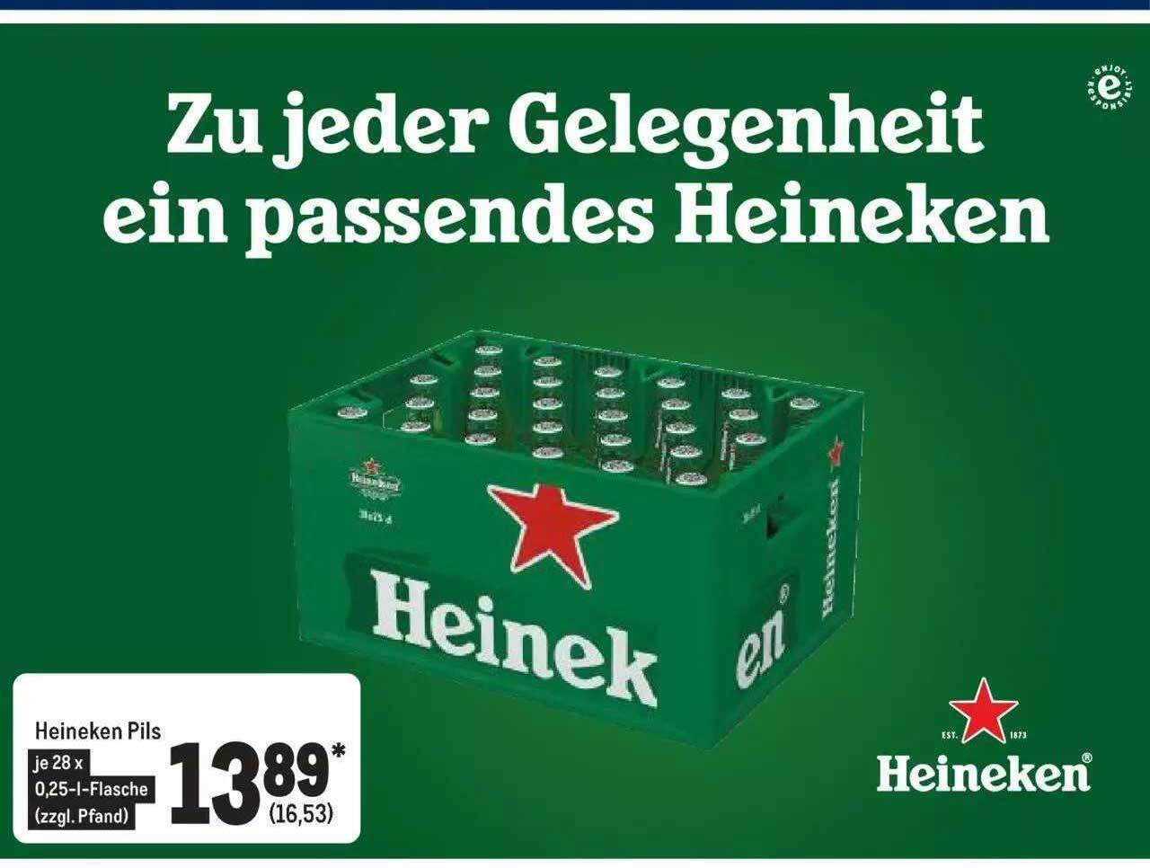 Alle Heineken Angebote Entdecken Sie das günstigste Heineken Angebot!