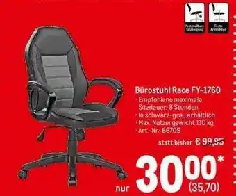 METRO Bürostuhl Race Fy-1760 Angebot