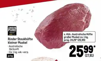 METRO Angus Pure Rinder Steakhüfte Kleiner Muskel Angebot