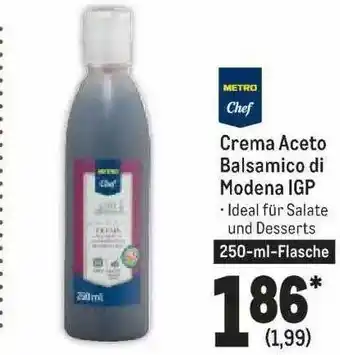 METRO Crema Aceto Balsamico Di Modean Igp Metro Chef Angebot