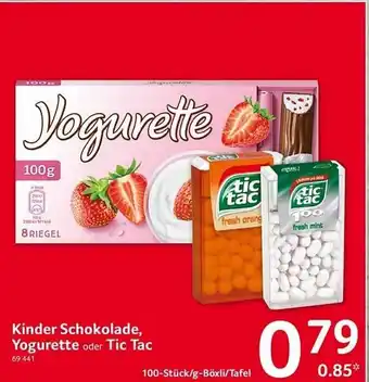 Selgros Kinder Schokolade Yogurette Oder Tic Tac Angebot