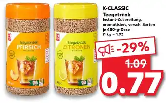 Kaufland K Classic Teegetränk 400 g Dose Angebot