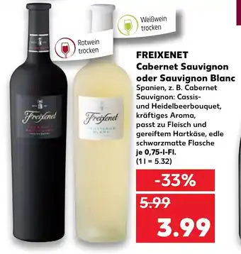 Kaufland Freixenet Cabernet Sauvignon oder Sauvignon Blanc Angebot