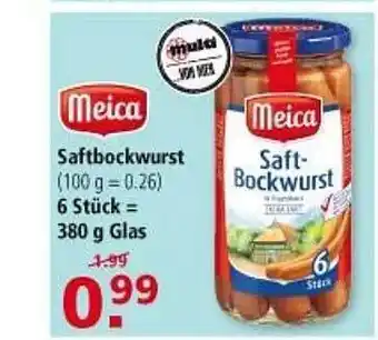 Multi Markt Meica Saftbockwurst Angebot