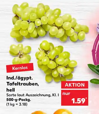 Kaufland Tafeltrauben hell 500g Angebot