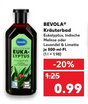 Kaufland Bevola Kräuterbad 500 ml Angebot