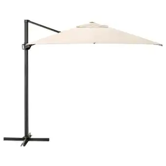 IKEA Seglarö hängesonnenschirm beige/neigbar Angebot