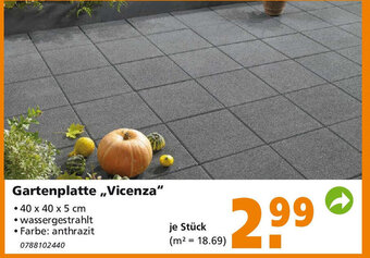Globus Baumarkt Gartenplatte Vicenza Angebot
