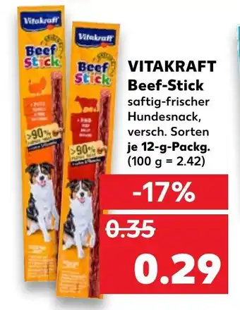 Kaufland Vitakraft Beef Stick 12 g Angebot