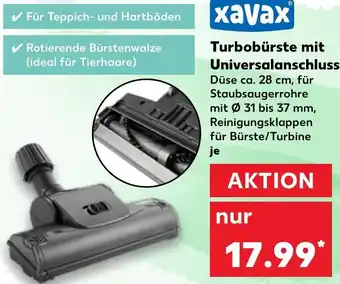 Kaufland Xavax Turbobürste mit Universalanschluss Angebot