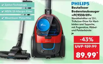 Kaufland Philips Beutelloser Bodenstaubsauger FC9330/09 Angebot