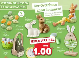 Kaufland Tasche, Korb, Eier, oder Hase Angebot