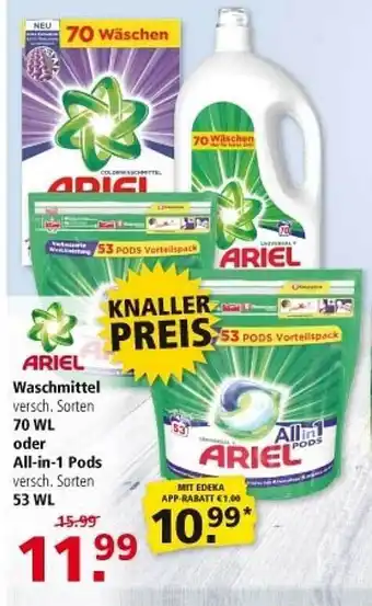 Multi Markt Ariel Waschmittel Angebot