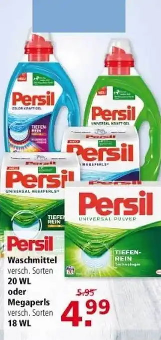 Multi Markt Persil Waschmittel Oder Megaperls Angebot