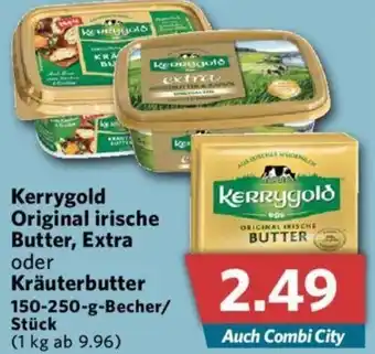 Combi Kerrygold Original Irische Butter, Extra oder Kräuterbutter 150-250g Becher/Stück Angebot