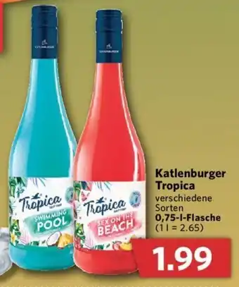 Combi Katlenburger Tropica 0,75 L Flasche Angebot