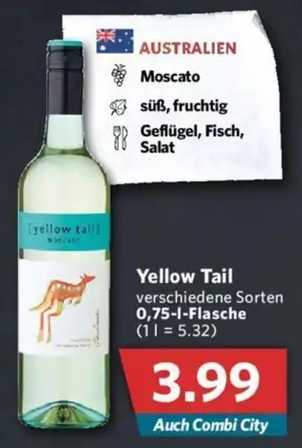 Combi Yellow Tail 0,75 L Flasche Angebot