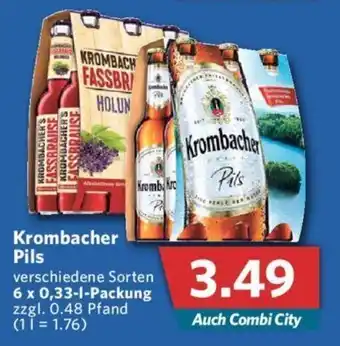 Combi Krombacher Pils 6x0,33 L Packung Angebot