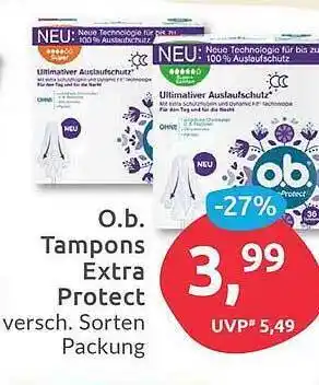 Budni O.b Tampons Protect Angebot