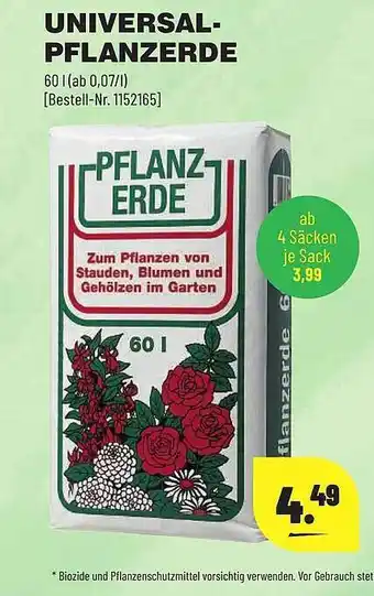 Leitermann Baumarkt Universal-pflanzerde Angebot