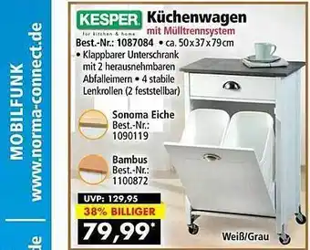 Norma24 Kesper Küchenwagen Angebot