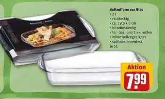 REWE Auflaufform Aus Glas Angebot