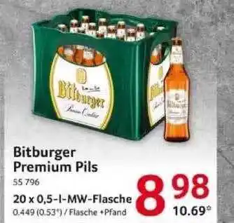 Selgros Bitburger Premium Pils Angebot