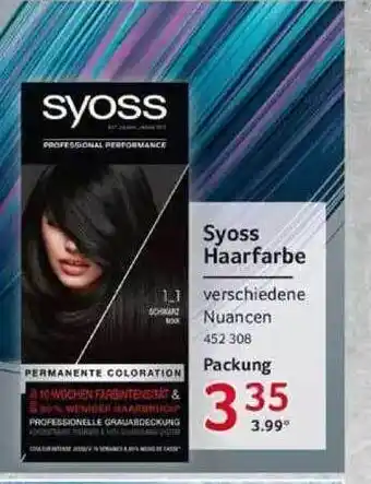 Selgros Syoss Haarfarbe Angebot