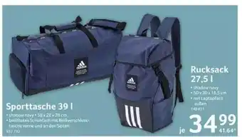 Selgros Adidas Sporttasche 39l Oder Rucksack 27,5l Angebot