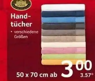 Selgros Gözze Handtücher Angebot