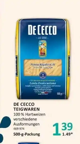 Selgros De Cecco Teigwaren Angebot