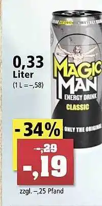 Thomas Philipps Magic Man Energy Drink Angebot