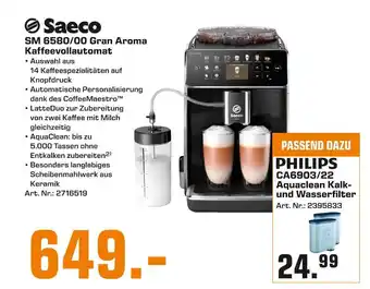 Saturn Saeco sm 6580/00 gran aroma kaffeevollautomat Angebot