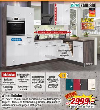Poco Pino winkelküche Angebot