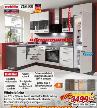 Poco Nobilia winkelküche Angebot