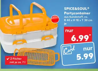 Kaufland Spise&Soul Partycontainer Angebot