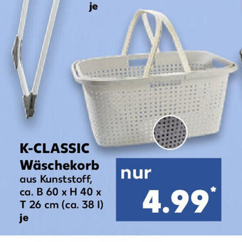 Kaufland K-Classic Waschekorb Angebot