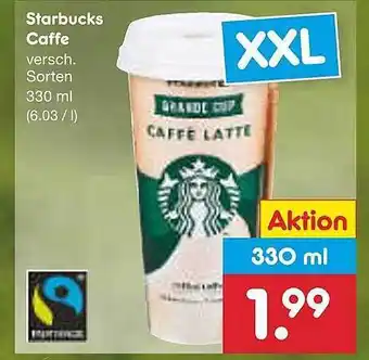 Netto Marken-Discount Starbucks Caffe Angebot