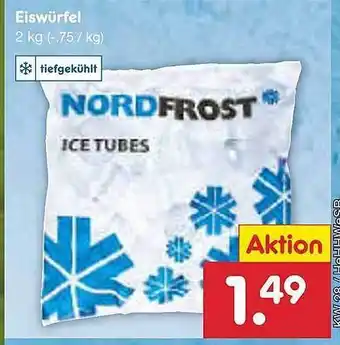 Netto Marken-Discount Nordfrost Eiswürfel Angebot