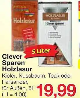 Jawoll Clever Sparen Holzlasur Angebot