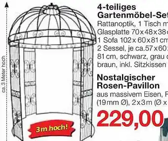 Jawoll Nostalgischer Rosen-pavillon Angebot