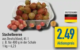 diska Stachelbeeren 400 g in der Schale Angebot