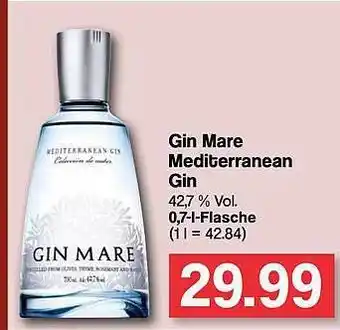 Famila Nord West Gin Mare Mediterranean Gin Angebot