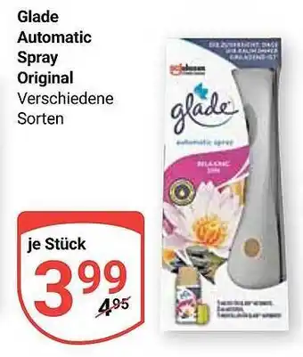 Globus Glade Automatic Spray Original Angebot