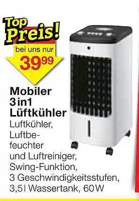 Jawoll Mobiler 3in1 Lüftkühler Angebot