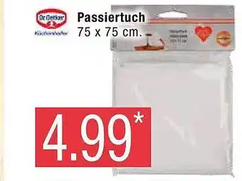 Marktkauf Dr. Oetker Passiertuch Angebot